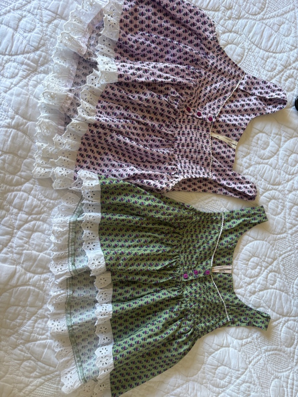 Anthropologie floral tank tops